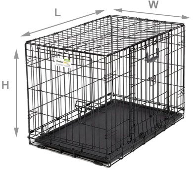 dog cage by size